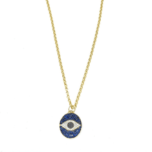 Load image into Gallery viewer, Medium Oval Evil Eye Signet