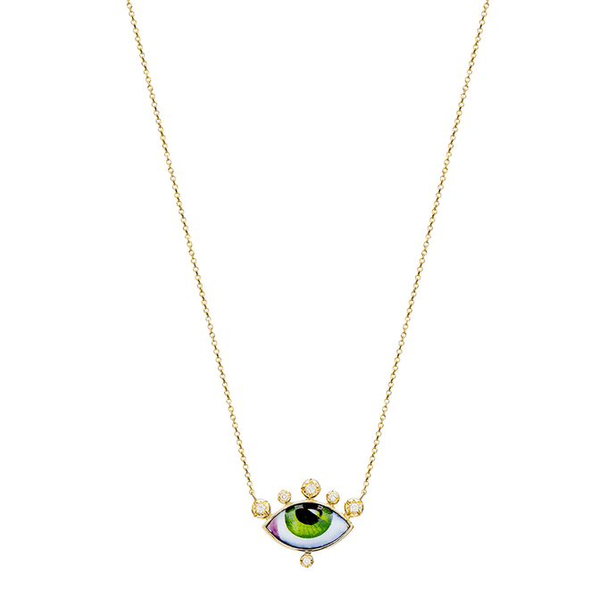 Russe Petit Vert Diamond Necklace