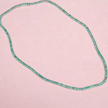 Load image into Gallery viewer, Elena Emerald Tennis Necklace