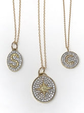 Load image into Gallery viewer, Mini Oval Signet Necklace