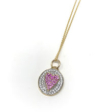 Load image into Gallery viewer, Heart Signet Oval Pendant