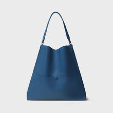Load image into Gallery viewer, Slim M Tote in Azure Grained Leather
