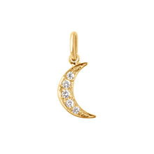 Load image into Gallery viewer, Moon Diamonds Pendant