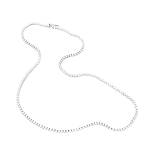 Load image into Gallery viewer, 3 Prong Tennis Necklace