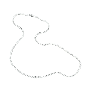 3 Prong Tennis Necklace
