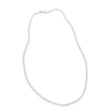 Load image into Gallery viewer, 3 Prong Tennis Necklace