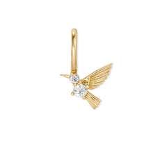 Load image into Gallery viewer, Diamond Hummingbird Mini Charm