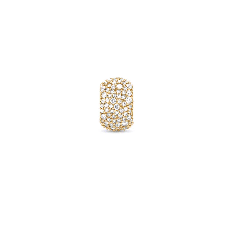Wide Pavé Big Bead