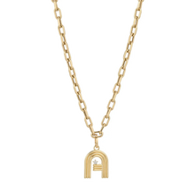 Load image into Gallery viewer, Groovy Diamond Initial Hinged Charm