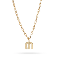 Load image into Gallery viewer, Groovy Diamond Initial Hinged Charm
