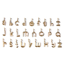 Load image into Gallery viewer, Groovy Diamond Initial Mini Bead Charm