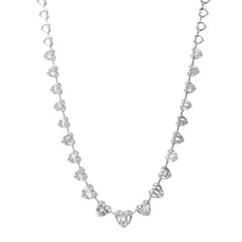 Load image into Gallery viewer, All Diamond Heart Necklace