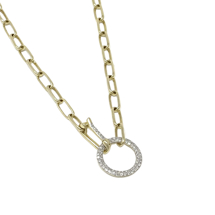 Classic Diamond Ring Necklace