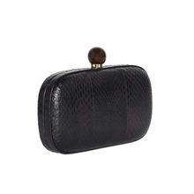 Load image into Gallery viewer, DOUBLE TROUBLE SNAKESKIN CLUTCH