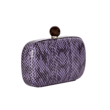 Load image into Gallery viewer, DOUBLE TROUBLE SNAKESKIN CLUTCH