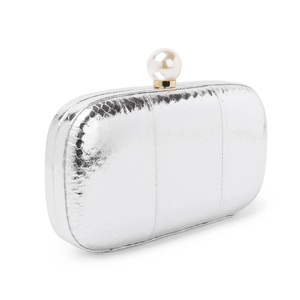 DOUBLE TROUBLE SNAKESKIN CLUTCH