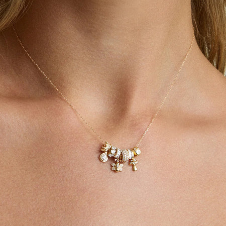 Diamond Bumblebee Mini Charm