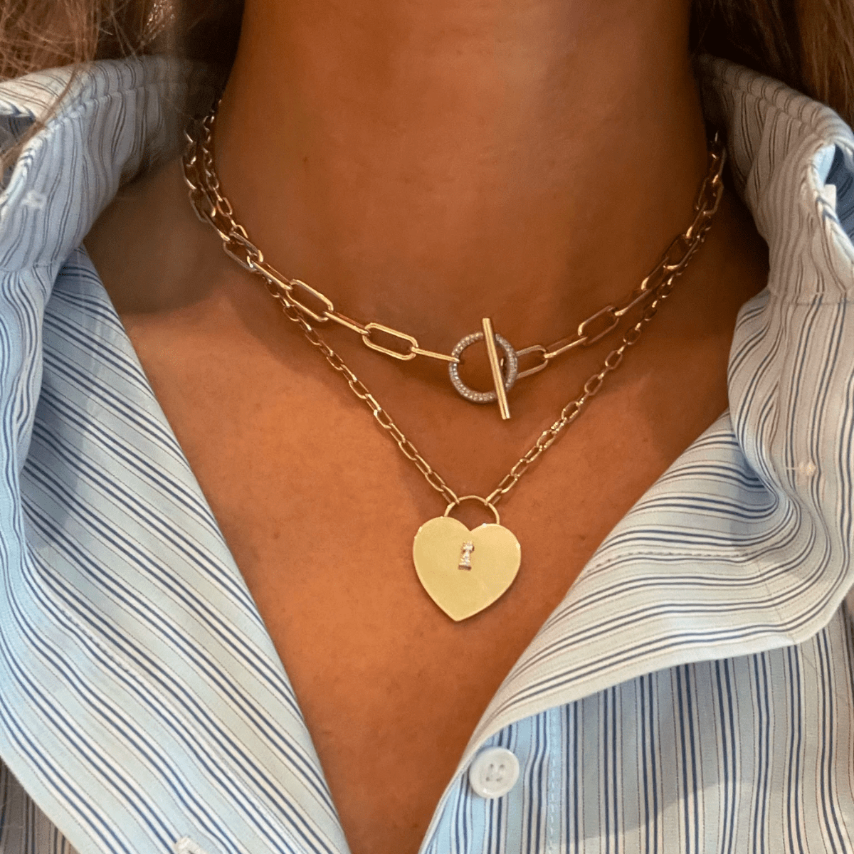 Toggle Clasp Large Pearl Necklace | Crea Jewels