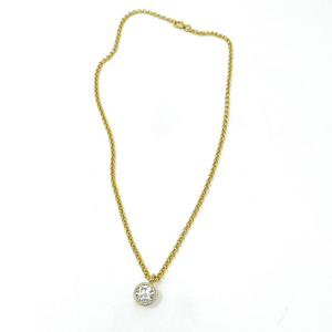 Diamond Bezel Pendant