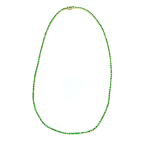 Load image into Gallery viewer, Elena Emerald Tennis Necklace