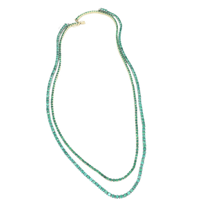 Eva Emerald Tennis Necklace