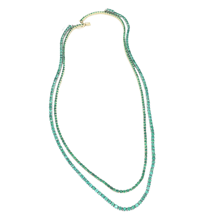 Eva Emerald Tennis Necklace