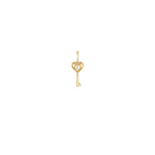 Load image into Gallery viewer, Groovy Diamond Heart Key Mini Charm