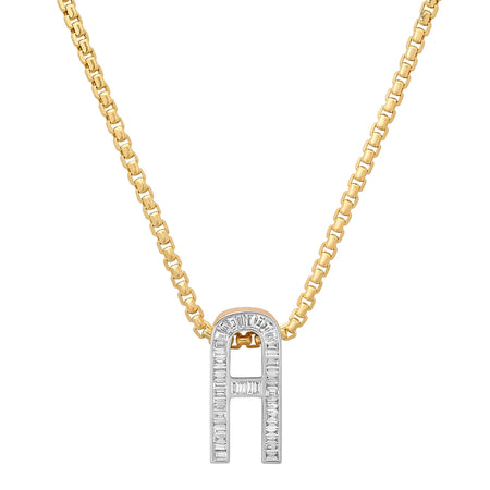 Slide-On Grandsize Diamond Encrusted Initial