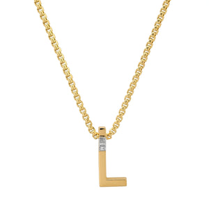 Slide-On Grandsize Ribbed Initial