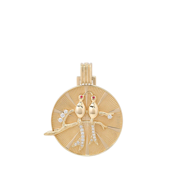 Lovebirds Medallion