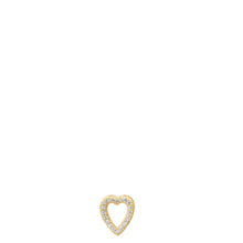 Load image into Gallery viewer, Slide-On Mid Pavé Heart