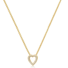 Load image into Gallery viewer, Slide-On Mid Pavé Heart