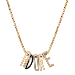 Slide-On Pavé Initial