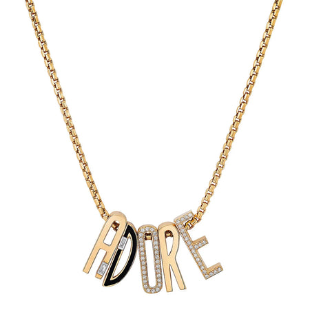 Slide-On Pavé Initial