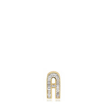 Load image into Gallery viewer, Slide-On Petite Diamond Encrusted Initial