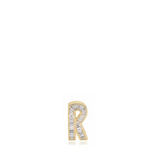 Load image into Gallery viewer, Slide-On Petite Diamond Encrusted Initial