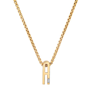 Slide-On Ribbed Initial