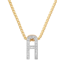 Load image into Gallery viewer, Slide-On Grandsize Diamond Encrusted Initial