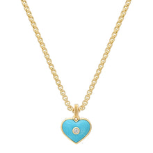 Load image into Gallery viewer, Mini Love Pendant in Turquoise