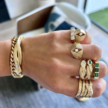 Load image into Gallery viewer, Sophia Serpent Ring with Diamond