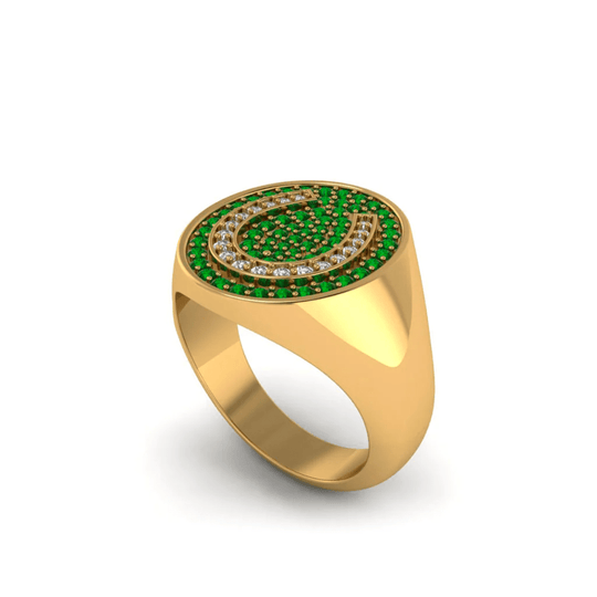 Horseshoe 2025 signet ring