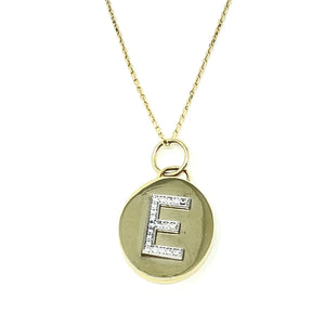 Large Oval Signet Charm Necklace
