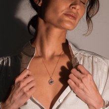 Load image into Gallery viewer, Medium Oval Evil Eye Signet