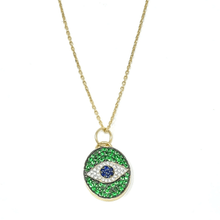 Load image into Gallery viewer, Medium Oval Evil Eye Signet