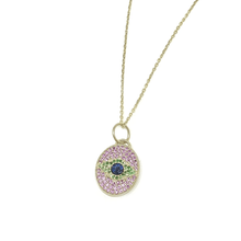 Load image into Gallery viewer, Medium Oval Evil Eye Signet