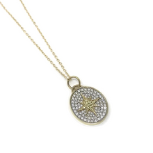 Load image into Gallery viewer, Medium Oval Northstar Signet Pendant