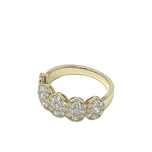 Load image into Gallery viewer, Medium Pave Cluster Oval Ring