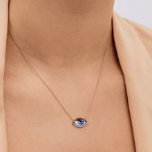 Load image into Gallery viewer, Petit Bleu Diamond Necklace