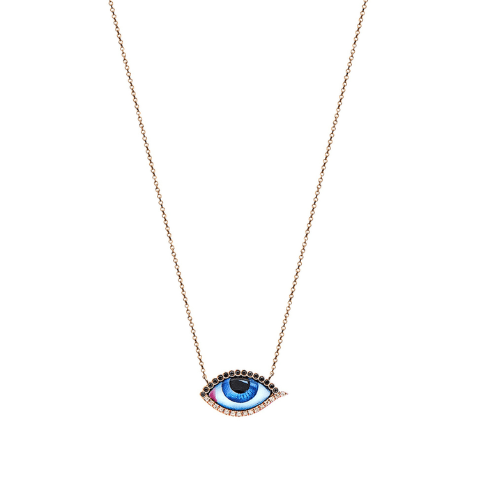 Petit Bleu Diamond Necklace
