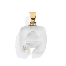 Load image into Gallery viewer, Rock Crystal Splendente Letter Pendant